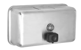 Manual Soap Dispenser- Stainless Steel- Horizontal
