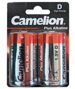 Camelion D Batteries- 2 Pack Carded