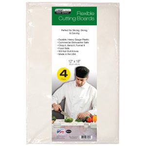 Chop-Chop 12"x18" Commercial Flexible Cutting Mat- 4 pack