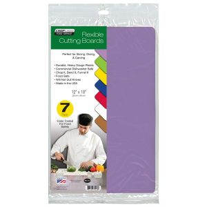 Chop-Chop 12"x18" Colored Flexible Cutting Mat- 7 color pack