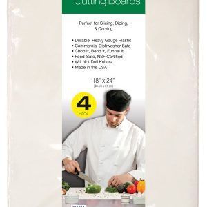 Chop-Chop 18"x24" Commercial Flexible Cutting Mat- 4 pack