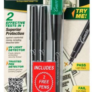 Counterfeit Dual Detector- UV Light & 3 Pens