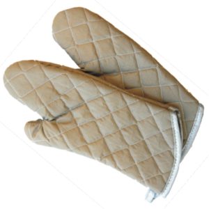 Tan Heat Guard Oven Mitt, 13", pr