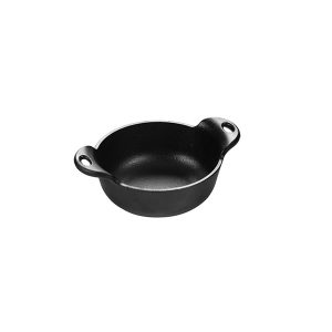 Heat Treated Lodge Mini 12 oz Round Bowl Server, 6/CS (replaces LMSB)