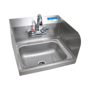 Hand Sink - 3.5" Gooseneck Faucet & Side Splashes