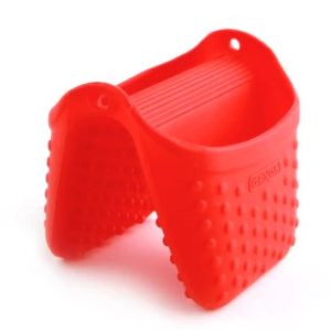 Red Silicone Mini Mitt