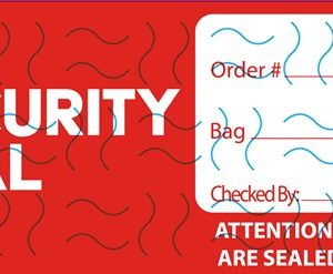Security Seal Label- 2"x6" (500/roll)