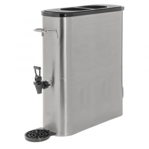 S/S SQUARE Tea Dispenser, 5 Gal, ea