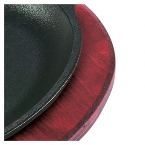 Chili Pepper Red Oval Wood Underliner (fits LOS3 & LOSH3) 6/CS