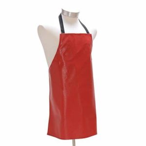 Vinyl Bib Apron, Red