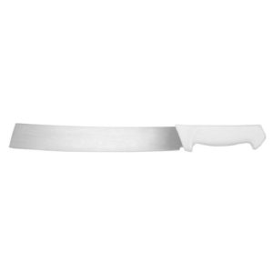 12" Square TIp White Poly Handle